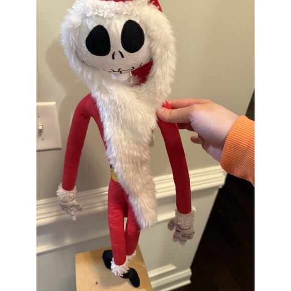 Disney The Nightmare Before Christmas Jack Skellington Santa Plush 24” Toy - Picture 2 of 6